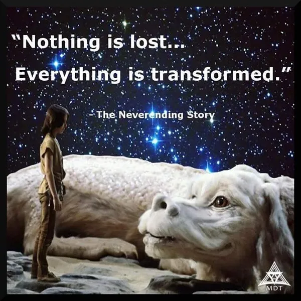 Nothing is lost everything is transformed