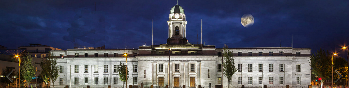 Cork City Hall at night